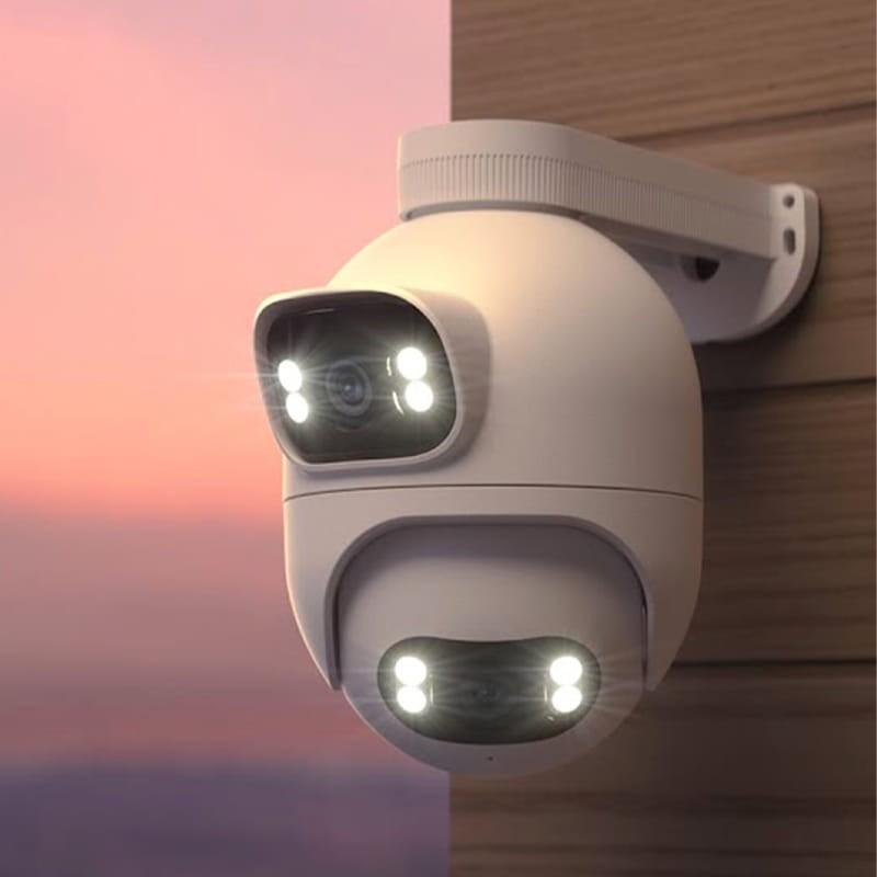 Imilab EC6 Dual 3MP 2K WiFi Blanco - Cámara de Seguridad Exterior - luces flash