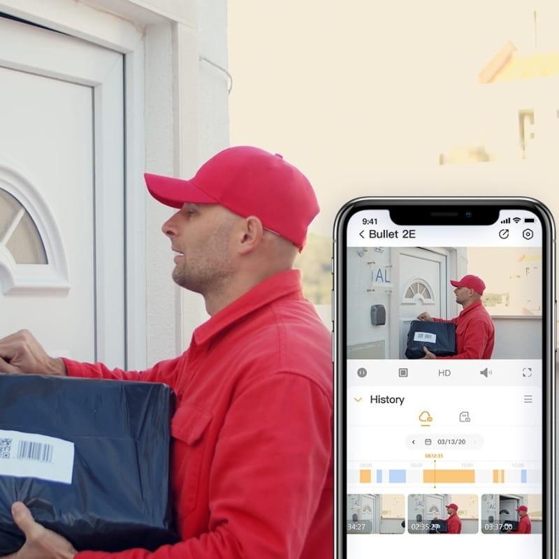 Imou Bullet 2E 5MP IP67 WiFi - aplicação compatível