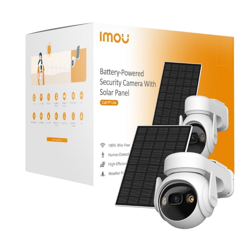 Imou Cell PT Solar Kit 3MP IP66 Blanco - Cámara de Seguridad Exterior - embalaje
