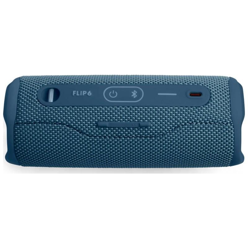 JBL Flip 6 Azul - Altavoz Bluetooth vista trasera 2