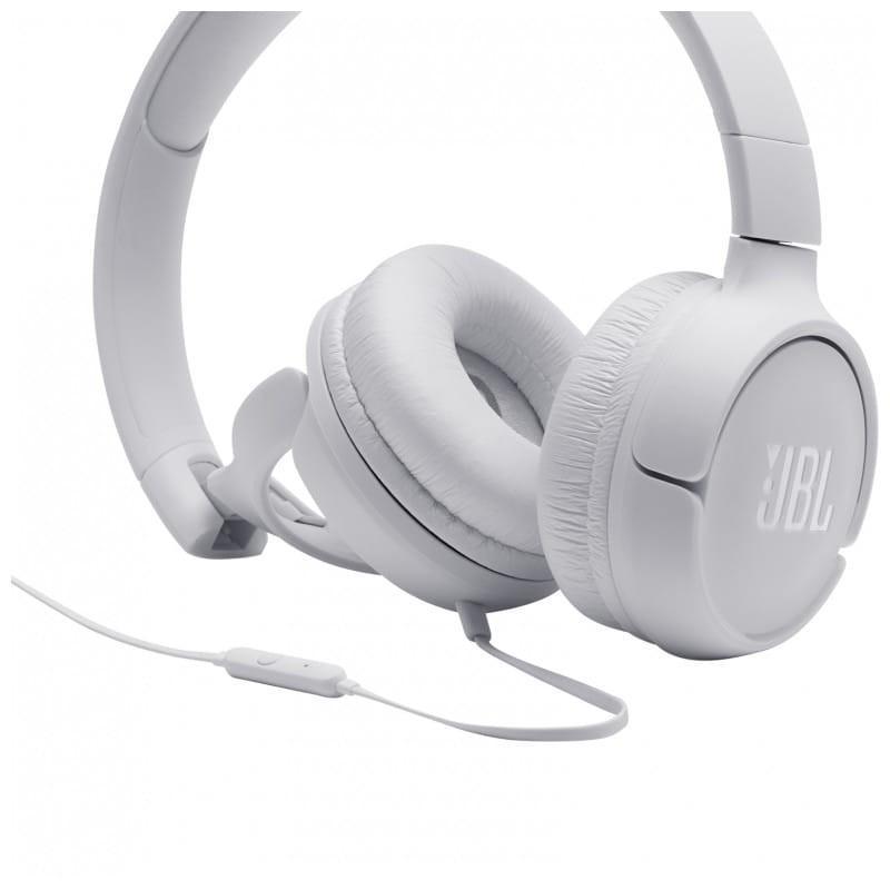 JBL Tune 500 Branco - Auscultadores zoom de vinco