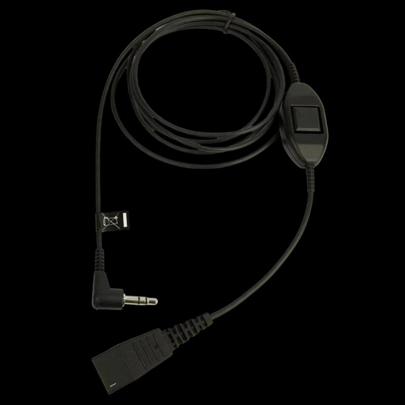Câble Jabra 8735-019 QD/3,5 mm Noir