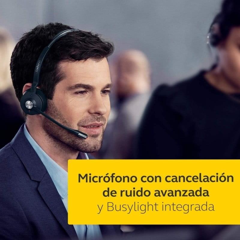 Jabra Engage 65 SE DECT Negro - Auriculares Inalámbricos con Micrófono - cancelación de ruido