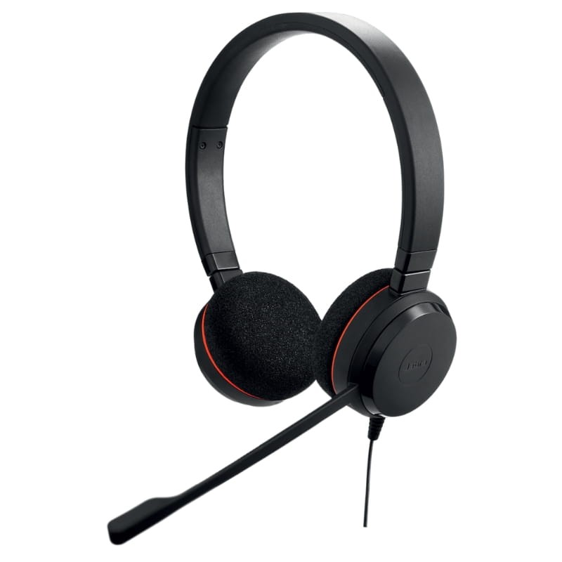 Jabra Evolve 20 MS Stereo (USB-C/A) - vista a 45 grados