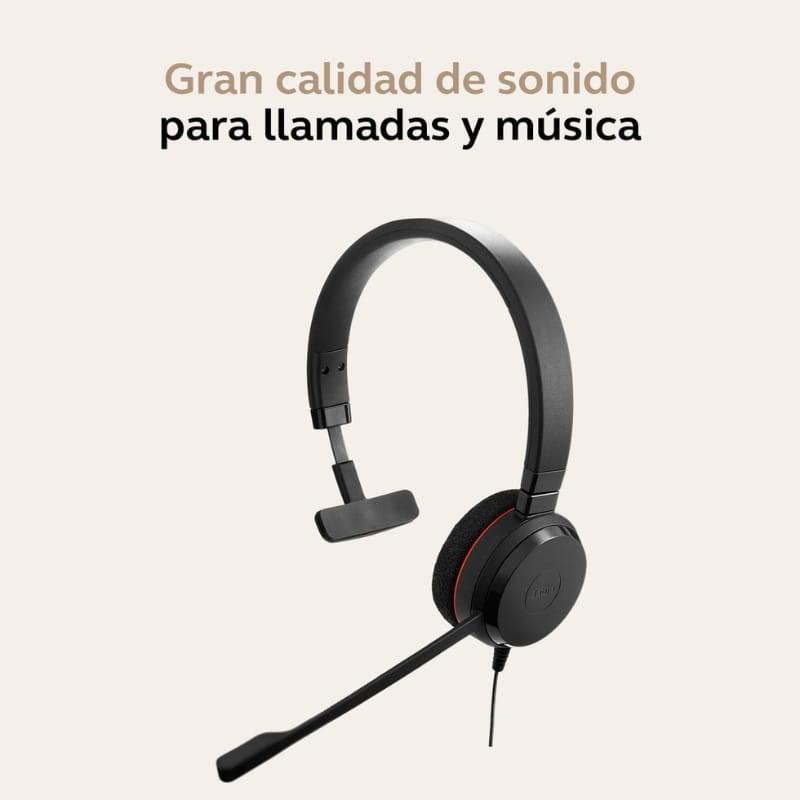 Jabra Evolve 20 UC Mono (USB-A) - microfone integrado