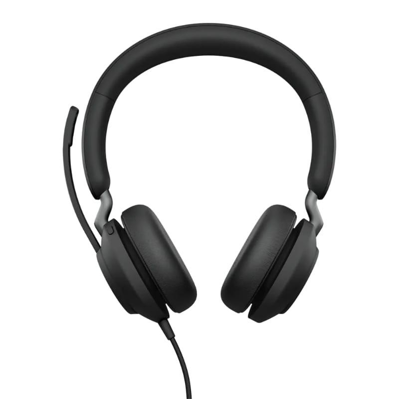 Jabra Evolve2 40 SE MS Estéreo Negro - Auriculares con Micrófono - vista frontal