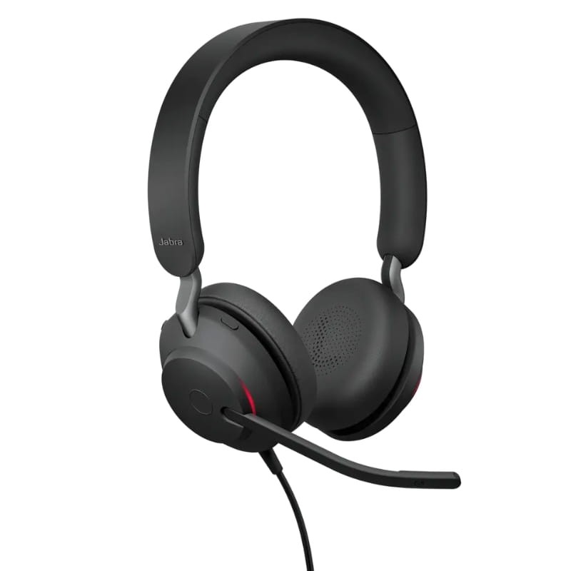 Jabra Evolve2 40 SE UC Stereo (USB-A) - vista a 45 grados