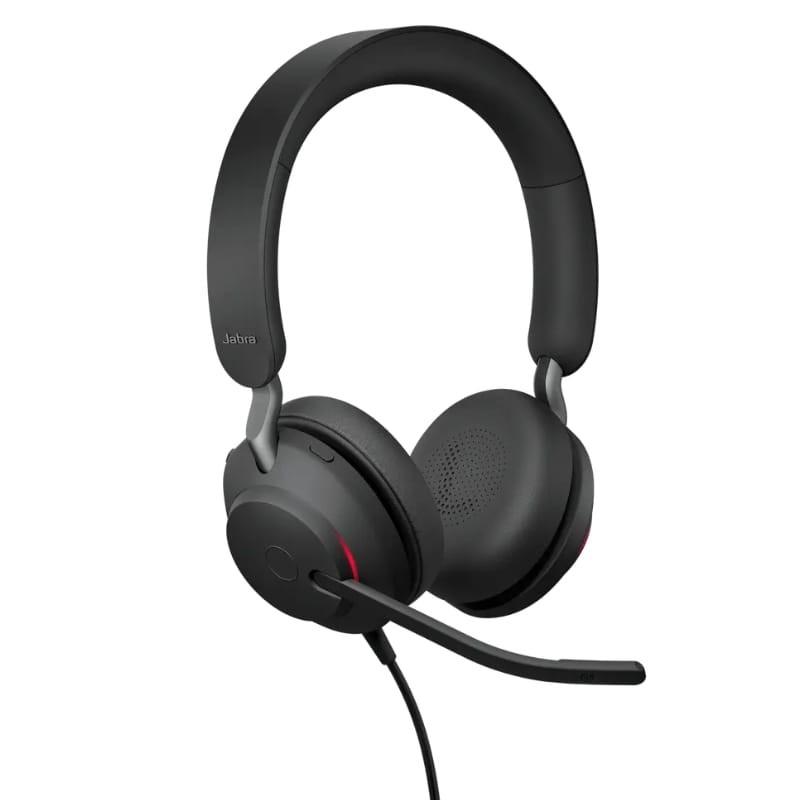 Jabra Evolve2 40 SE UC Stereo (USB-A) - vista a 45 grados