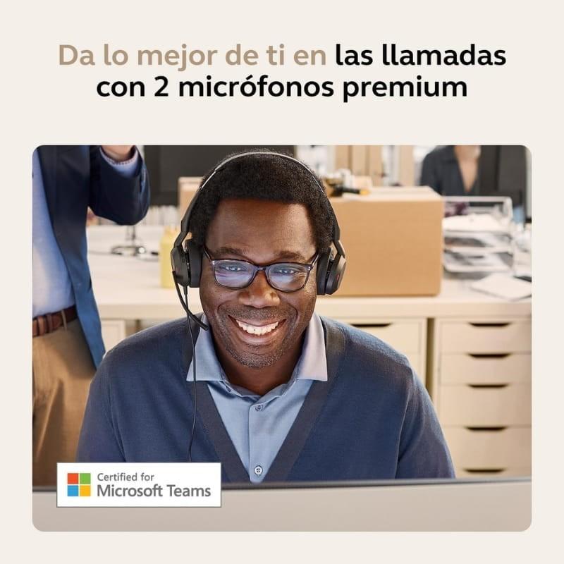 Jabra Evolve2 55 MS Stéréo ANC (USB-A) - Certification Microsoft