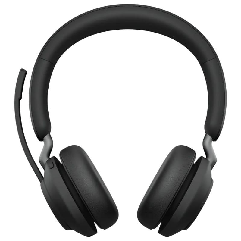 Jabra Evolve2 65 MS Stéréo (USB-A) Noir - vue de face