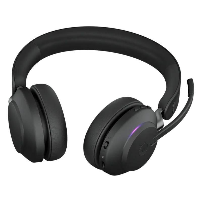 Jabra Evolve2 65 MS Stéréo (USB-A) Noir - vue inférieure