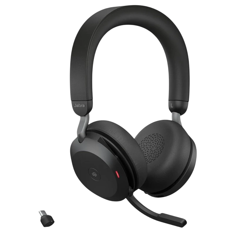 Jabra Evolve2 75 MS ANC Negro - Auriculares Inalámbricos con Micrófono