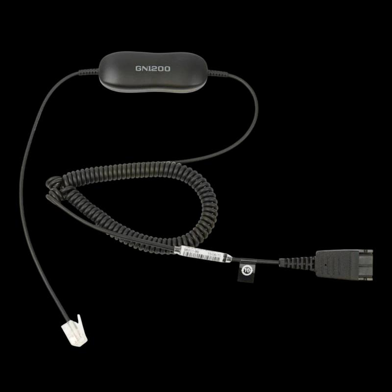 Câble Jabra GN1200 QD/RJ45 version spirale noir