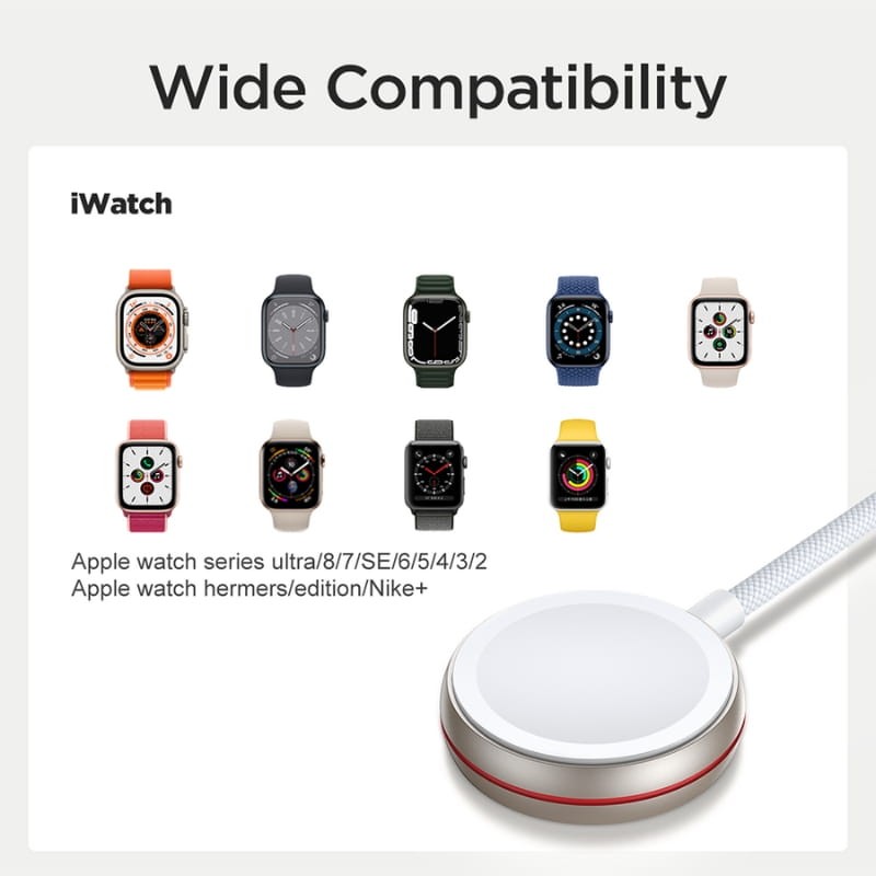 Joyroom S-IW011 - Carregador magnético para Apple Watch - modelos compatíveis