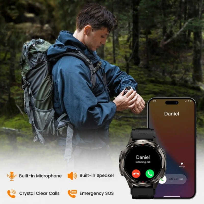 Kospet Tank T3 Ultra 2 Edición Especial Plata - llamadas Bluetooth