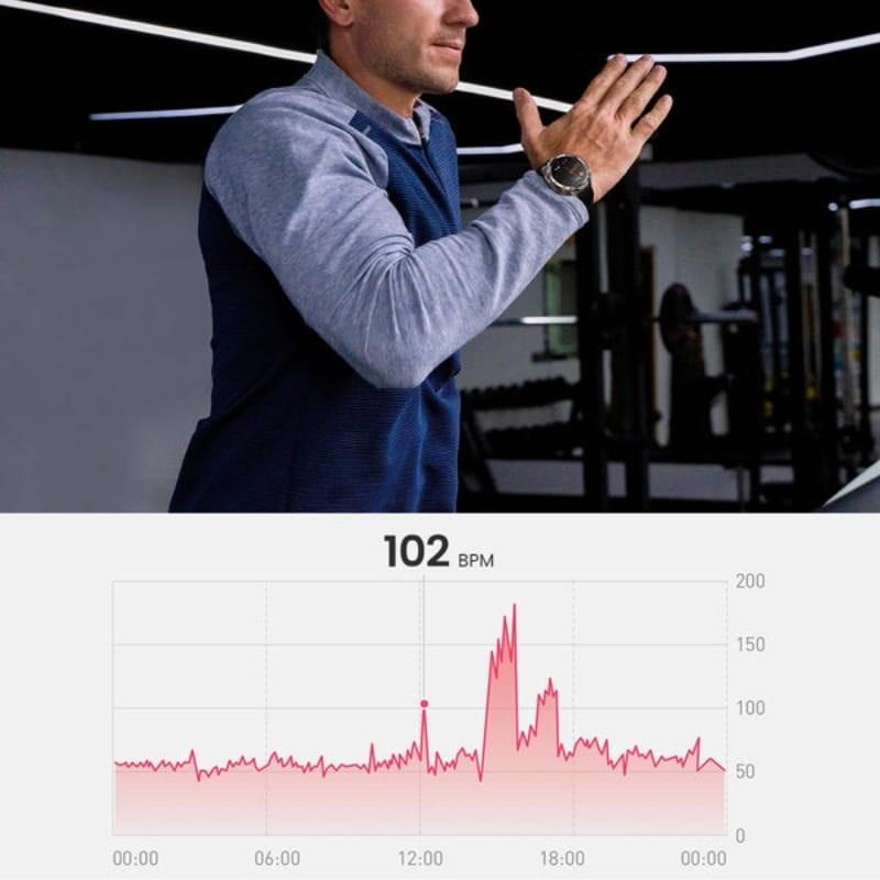 Kospet Tank T3 Ultra 2 Edición Especial Plata - frecuencia cardíaca