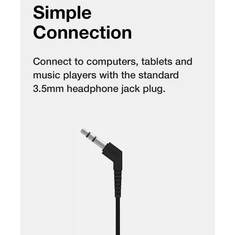 Koss KPH7K Preto - conector de 3,5 mm