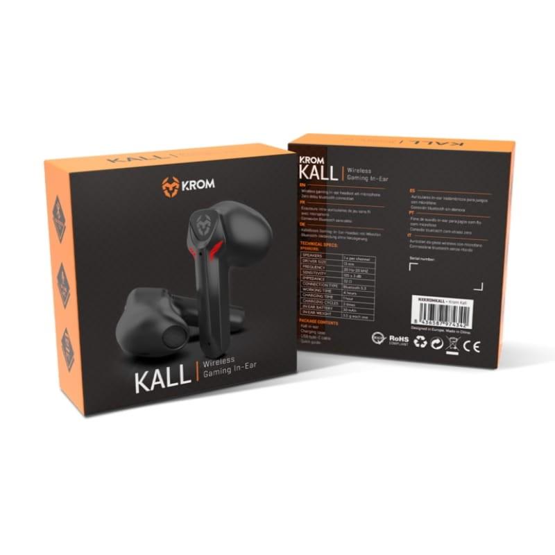 Krom Kall Preto - Auscultadores para jogos - embalagem