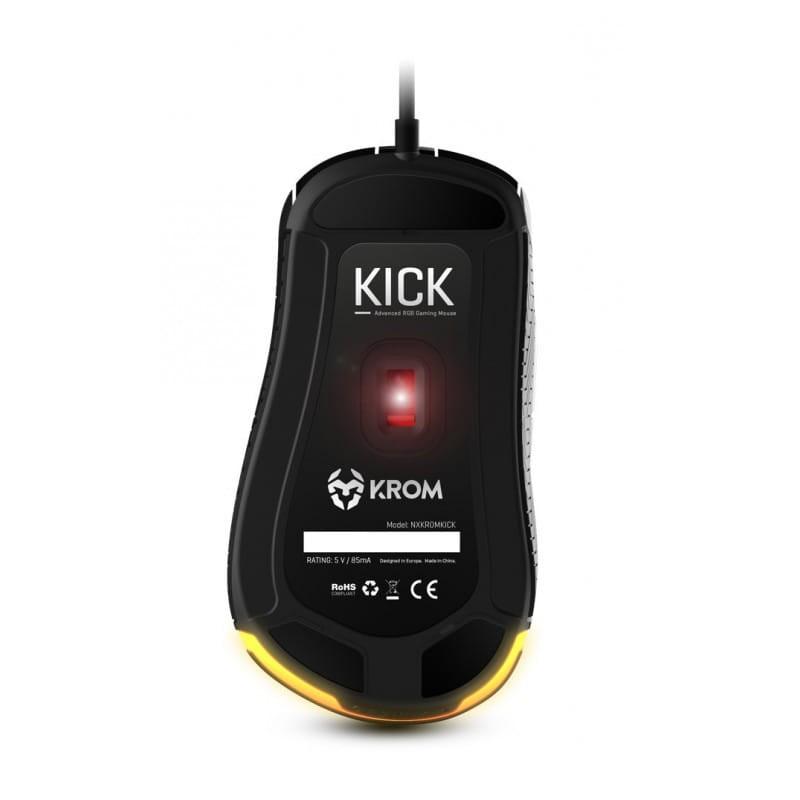 Krom Kick RGB Dynamic RGB 12000DPI Gaming Mouse optical sensor image