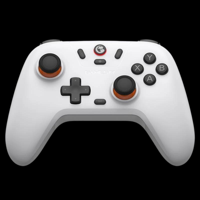 Comando GameSir T4 Nova Lite sem fios branco - Para Nintendo Switch/PC/Smartphone/Tablet/iOS/Android TV Box - Com efeito Hall