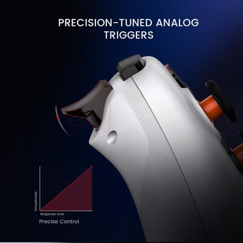 Adaptável Comando GameSir T4 Nova Lite Sem Fio Amarelo - Para Nintendo Switch/PC/Smartphone/Tablet/iOS/Android TV Box - Com efeito Hall