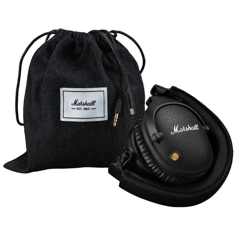 Marshall Monitor II ANC Noir - Casque d'écoute Bluetooth Kit de voyage