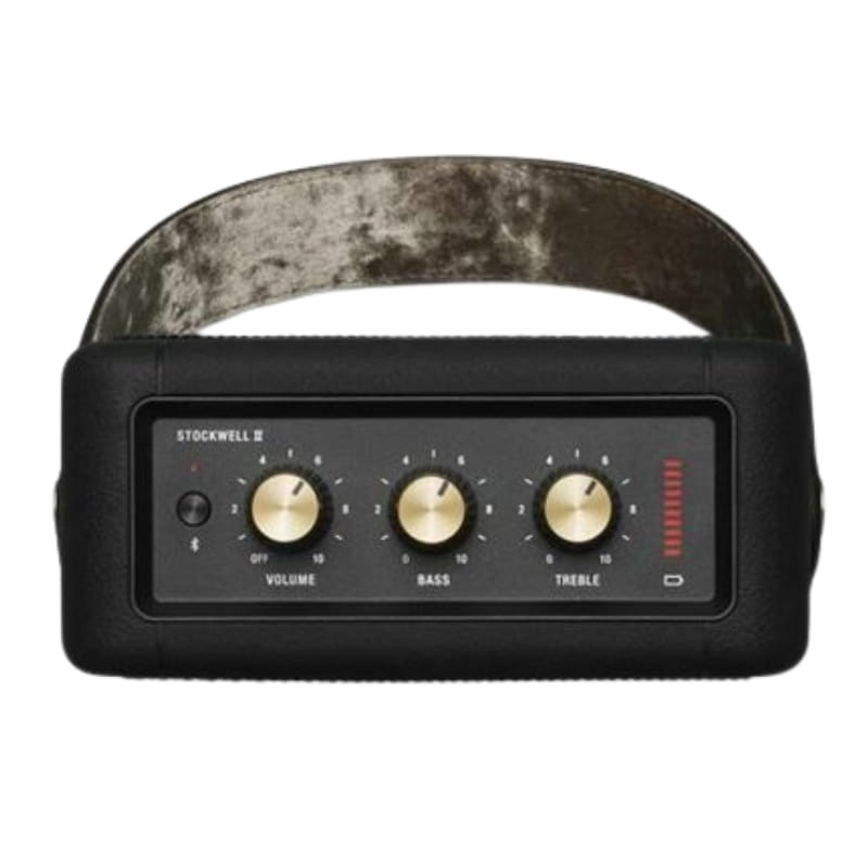 Marshall Stockwell II 20W Negro/Bronce - Altavoz Bluetooth - detalle de botones