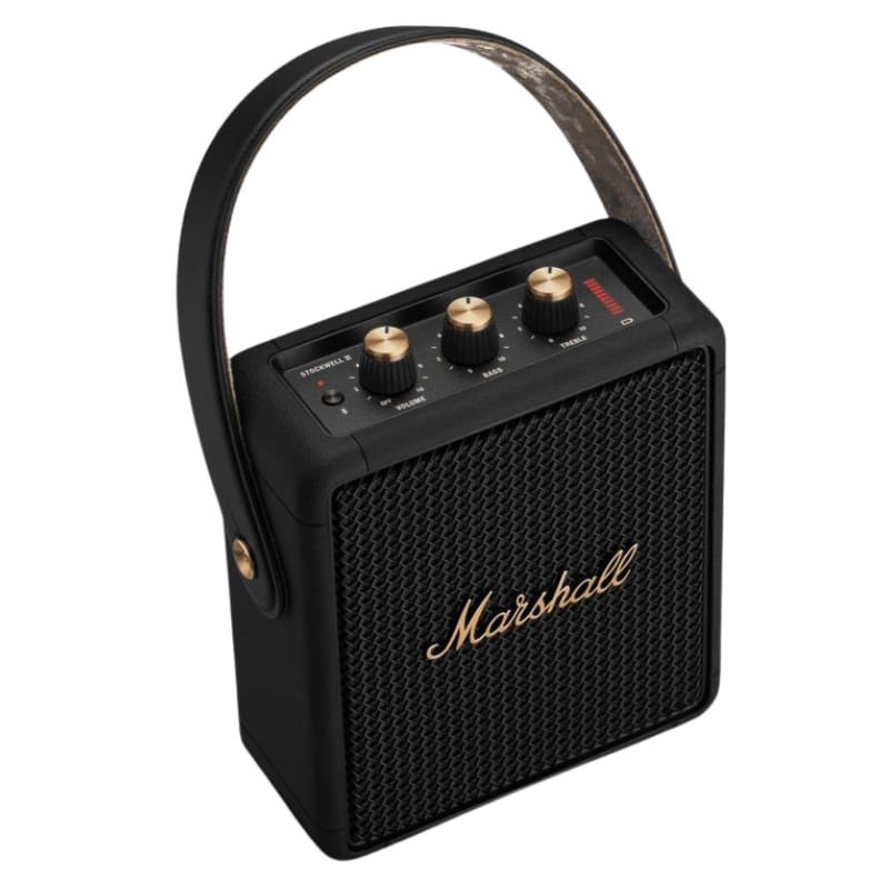 Marshall Stockwell II 20W Negro/Bronce - Altavoz Bluetooth - vista superior