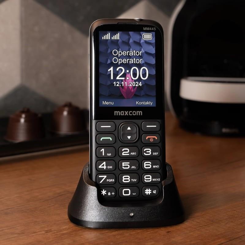 Maxcom Comfort MM445 L 4G Dual SIM Negro - base de carga