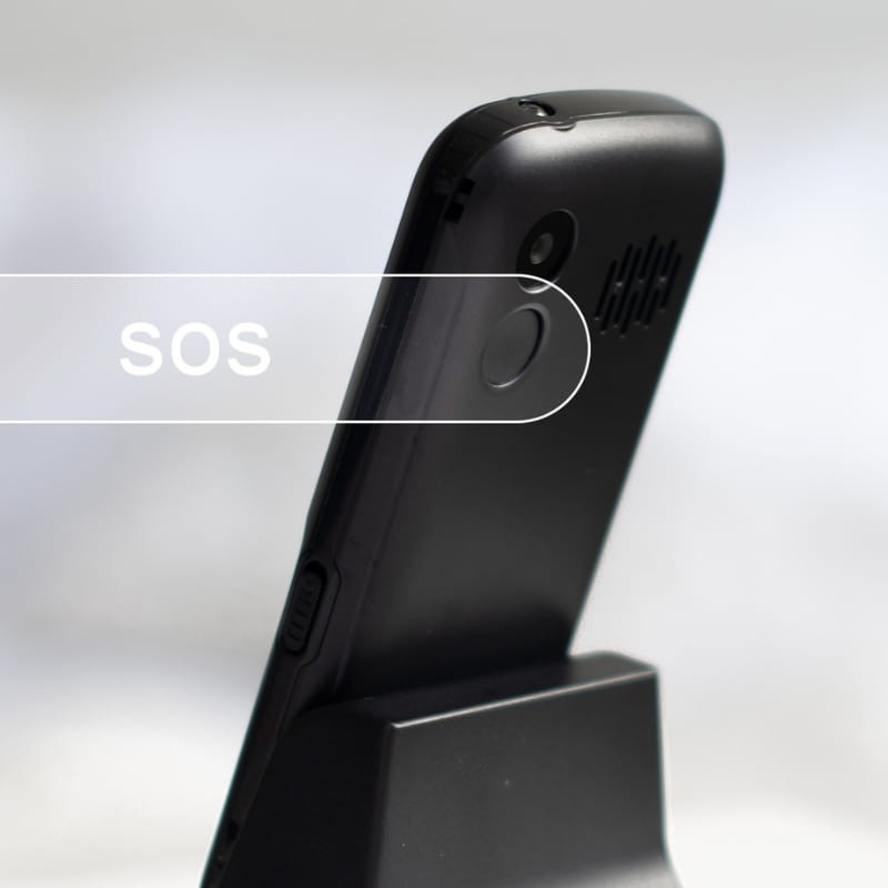 Maxcom MM443 4G Negro - botón SOS