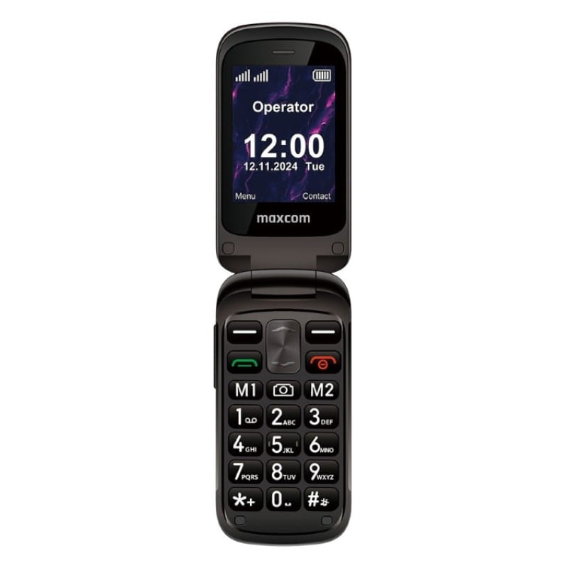 Maxcom MM834 4G Dual SIM Negro - diseño con tapa