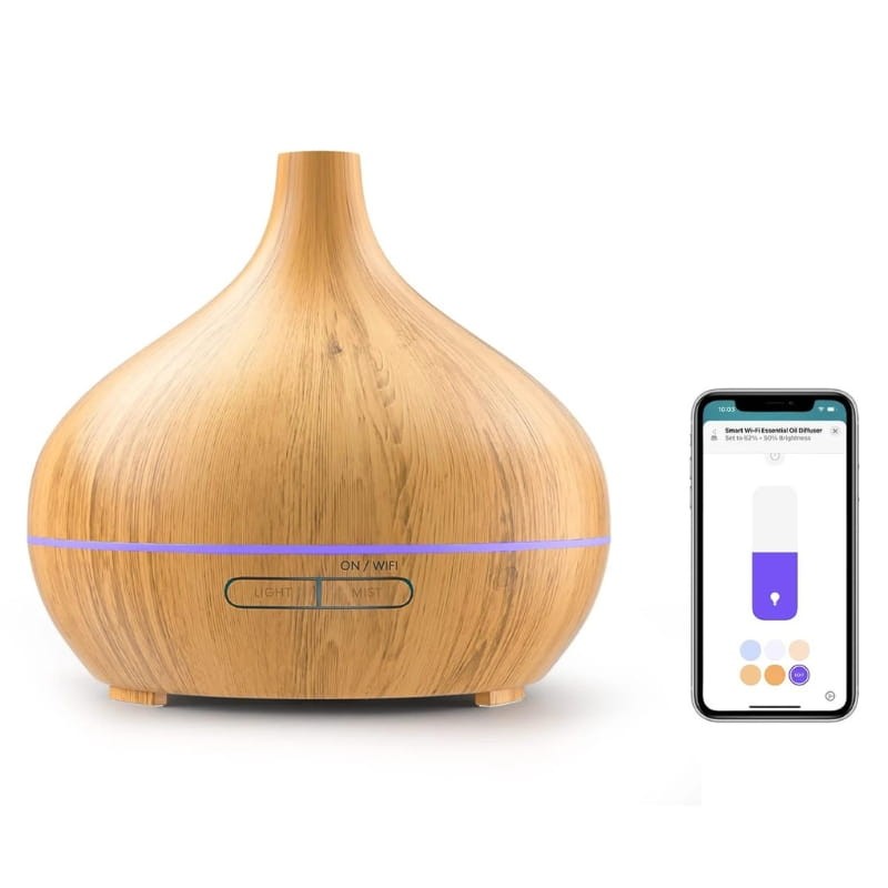 Meross MOD150HK Madera - Humidificador Inteligente - aplicación móvil