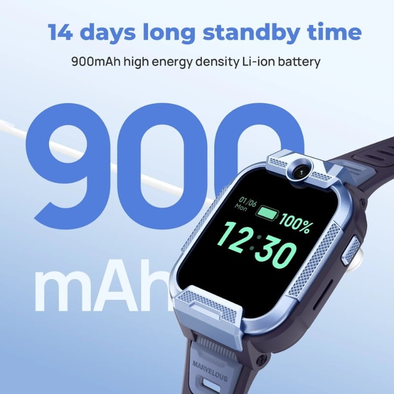 Mibro Kids Watch Z5 Rose - capacité de la batterie