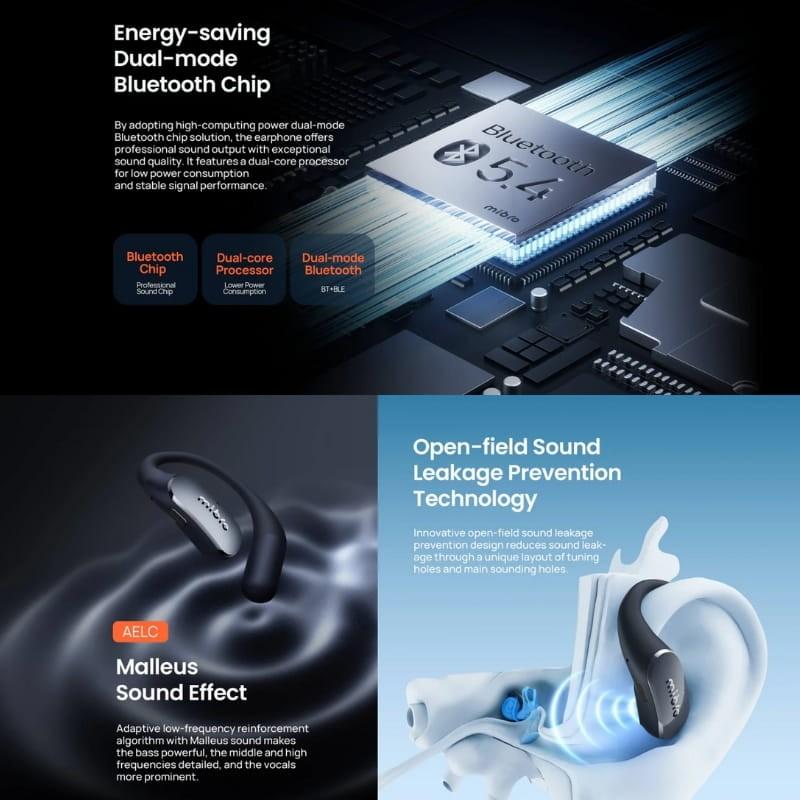 Mibro OpenEar Pro Bege - conectividade Bluetooth