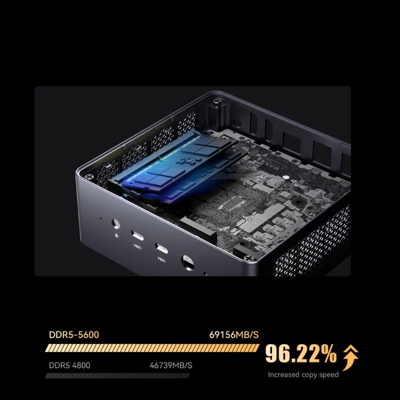 Minisforum Venus UM790 Pro AMD Ryzen 9 7940HS 32GB/512GB SSD Gris - Mini PC Memoria DDR5