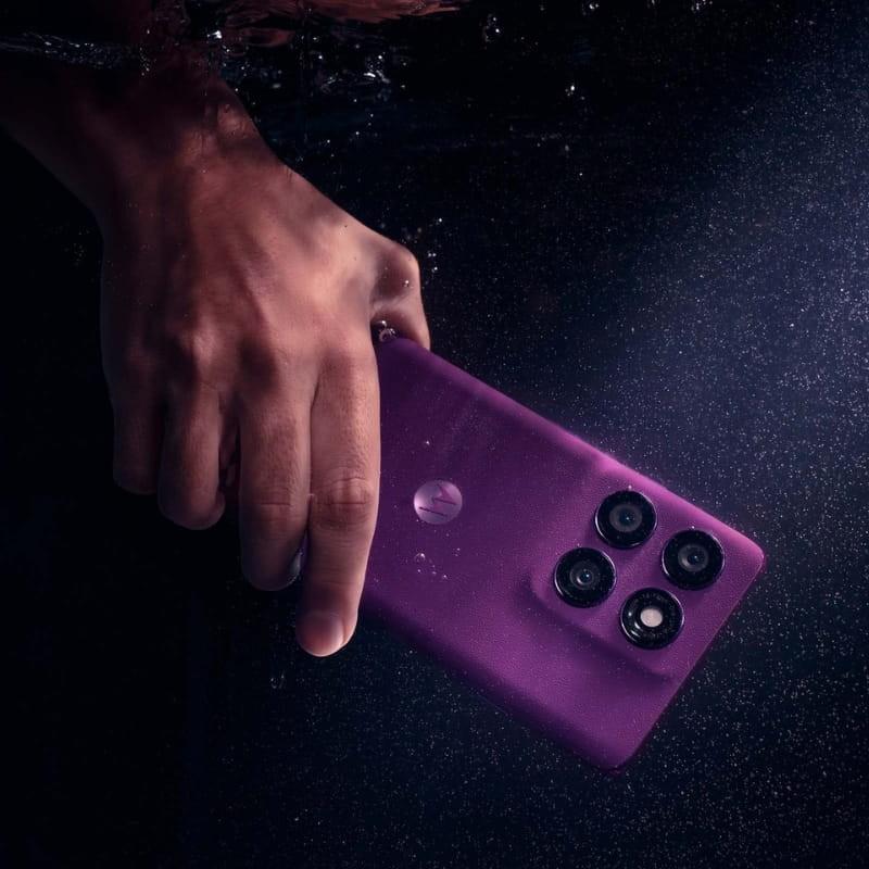 Motorola Edge 60 Pro 5G 12Go/512Go Violet - résistance à l'eau