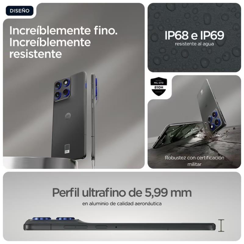 Motorola Edge 70 5G 12Go/512Go Double SIM Gris - conception robuste
