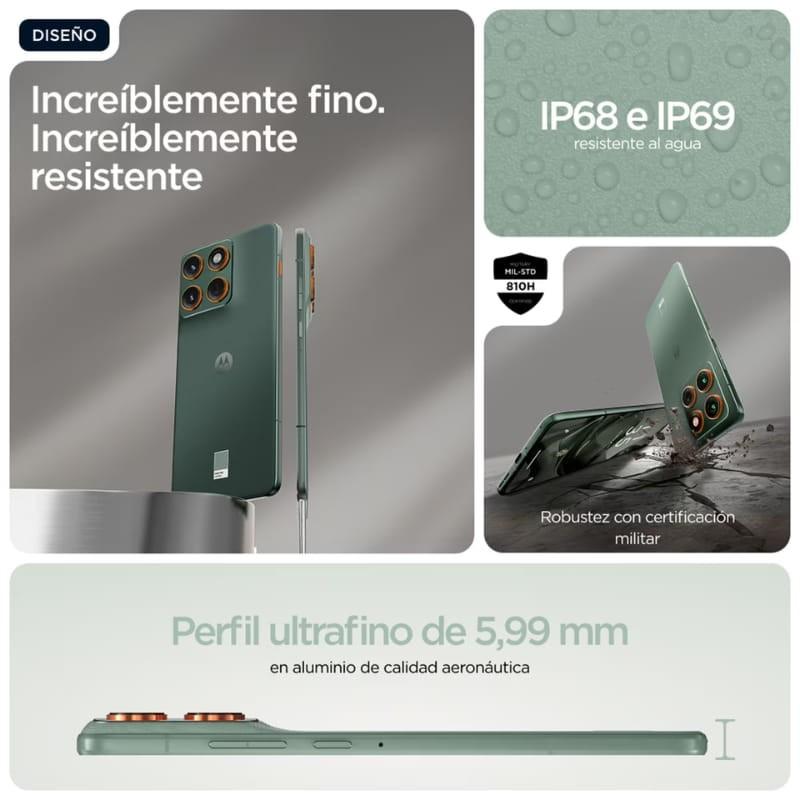 Motorola Edge 70 5G 12Go/512Go Double SIM Lily Pad - détails de conception