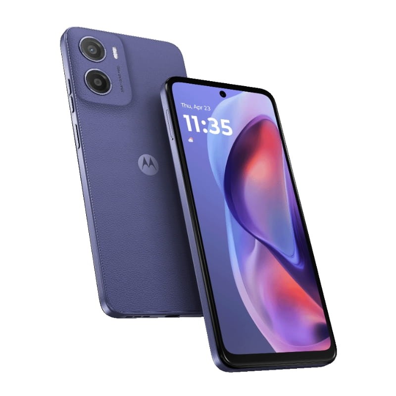 Motorola Moto E15 2GB/64GB Lila - Teléfono Móvil - ambos lados