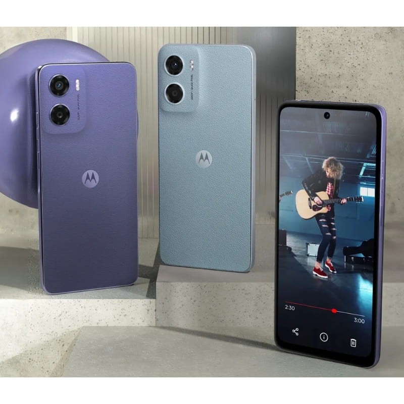 Motorola Moto E15 2GB/64GB Azul - Teléfono Móvil - diseño