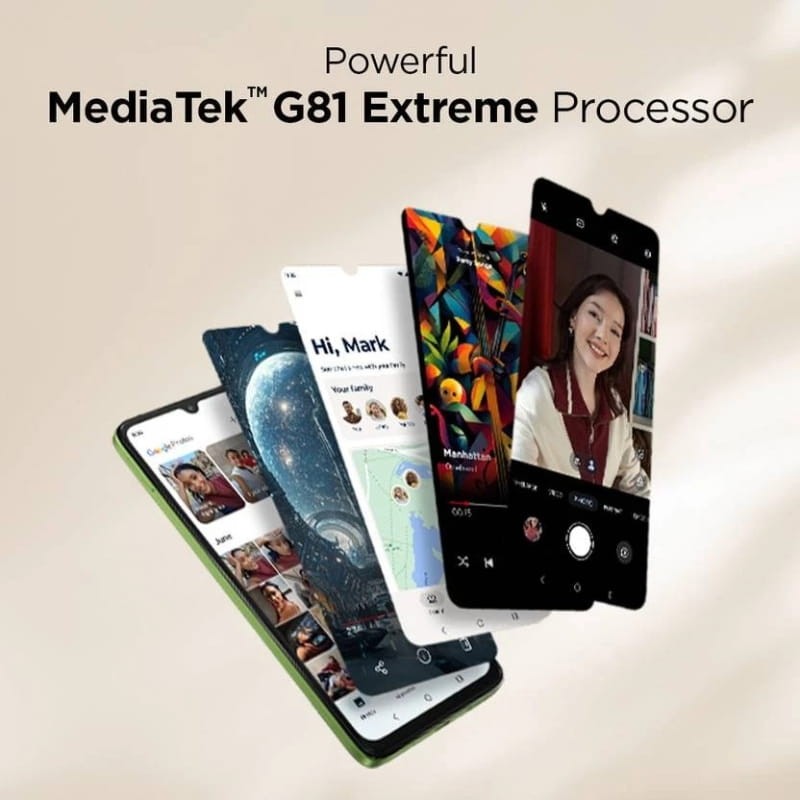 Motorola Moto G06 Power 4GB/64GB Laurel Oak - procesador integrado