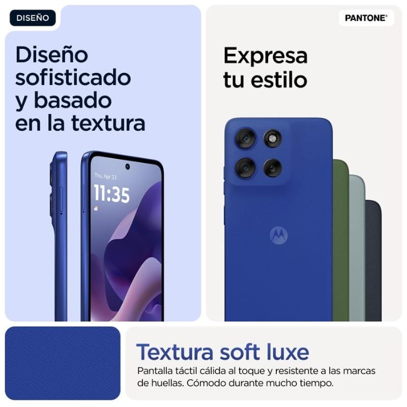 Motorola Moto G56 5G 8Go/256Go Bleu - design sophistiqué