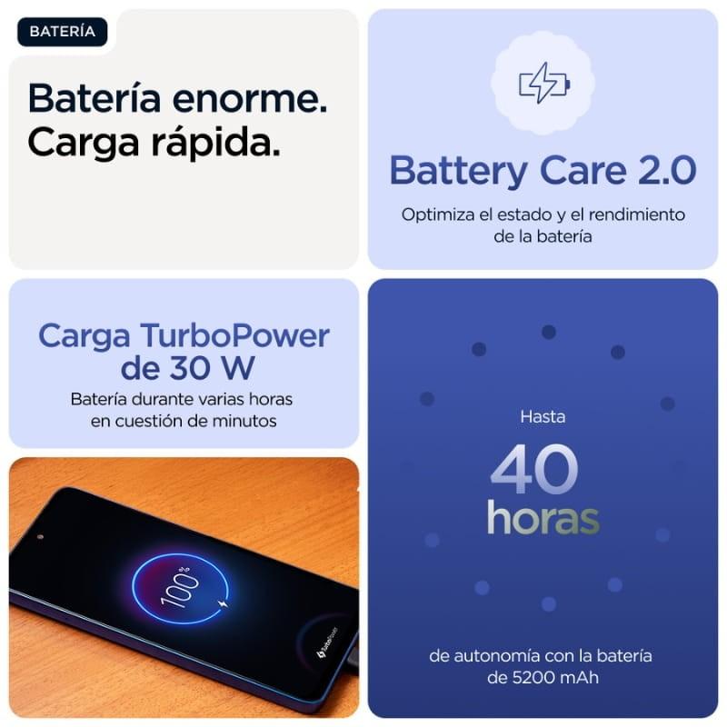 Motorola Moto G56 5G 8Go/256Go Bleu - autonomie de la batterie