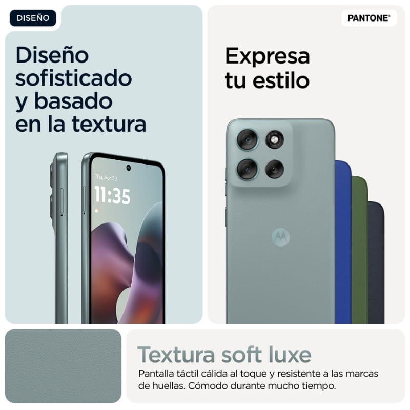 Motorola Moto G56 5G 8Go/256Go Gris - design sophistiqué