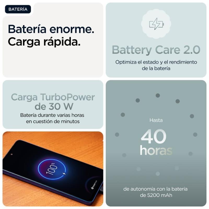Motorola Moto G56 5G 8Go/256Go Gris - autonomie de la batterie