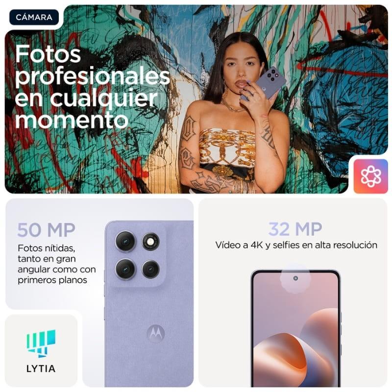 Motorola Moto G86 5G 8GB/256GB Lila - sistema de cámaras