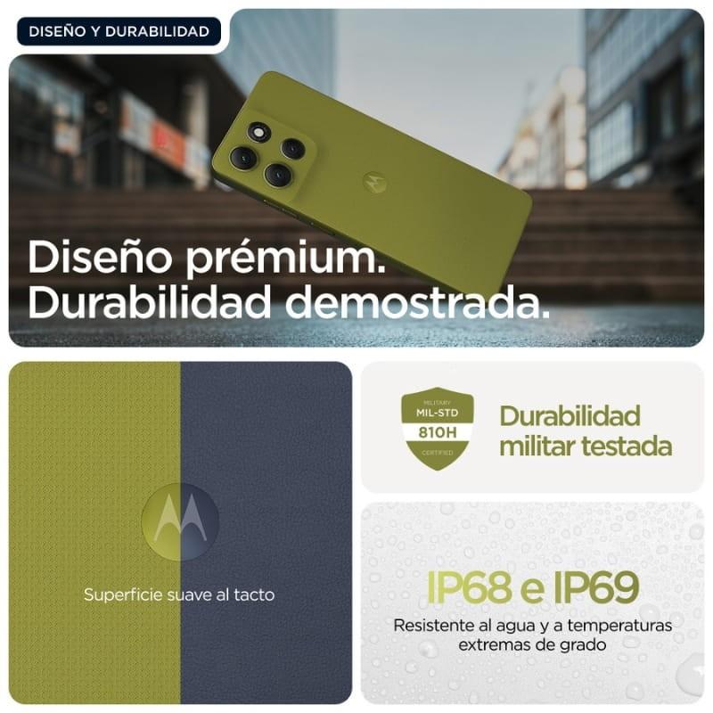 Motorola Moto G86 5G 8Go/256Go Vert - conception robuste