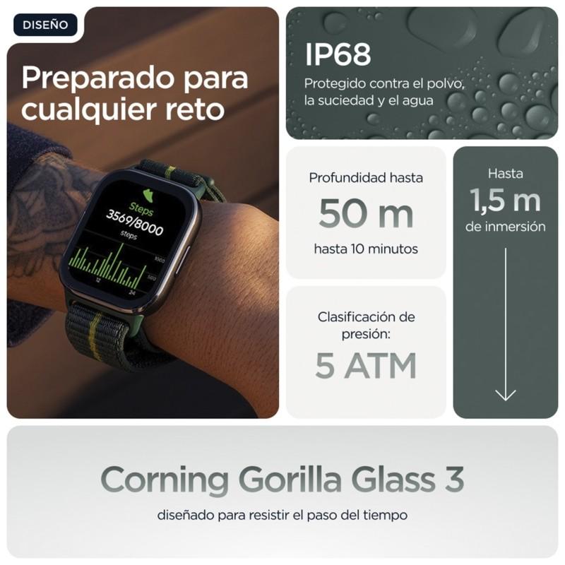 Motorola Moto Watch Fit Verde - diseño resistente