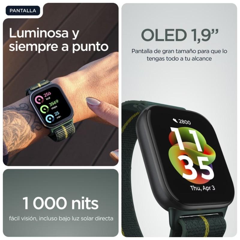 Motorola Moto Watch Fit Verde - pantalla OLED