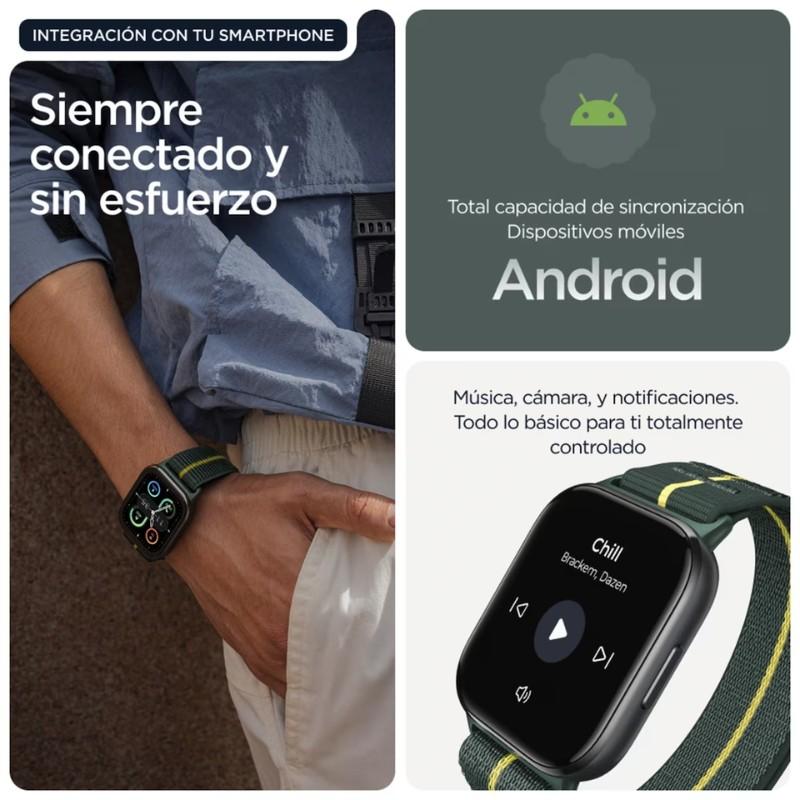 Motorola Moto Watch Fit Verde - sincronización con smartphone